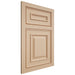 Shiloh Cabinetry Flush Inset Portland Maple Plain Cut Natural Door