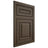 Shiloh Cabinetry Flush Inset Portland Maple Plain Cut Perfect Brown Door