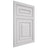 Shiloh Cabinetry Flush Inset Portland Paintable Arctic Door
