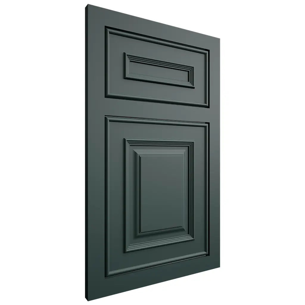 Shiloh Cabinetry Flush Inset Portland Paintable Billiard Green Door
