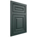 Shiloh Cabinetry Flush Inset Portland Paintable Billiard Green Door