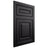 Shiloh Cabinetry Flush Inset Portland Paintable Black Door