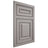 Shiloh Cabinetry Flush Inset Portland Paintable Dovetail Gray Door