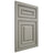 Shiloh Cabinetry Flush Inset Portland Paintable Evergreen Fog Door