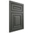 Shiloh Cabinetry Flush Inset Portland Paintable Pewter Green Door
