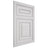 Shiloh Cabinetry Flush Inset Portland Paintable Pure White Door