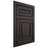 Shiloh Cabinetry Flush Inset Portland Poplar Plain Cut Carbon Door