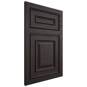 Shiloh Cabinetry Flush Inset Portland Poplar Plain Cut Carbon Door