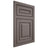 Shiloh Cabinetry Flush Inset Portland Poplar Plain Cut Heatherstone Door