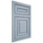 Shiloh Cabinetry Flush Inset Portland Poplar Plain Cut Sky Door