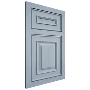 Shiloh Cabinetry Flush Inset Portland Poplar Plain Cut Sky Door