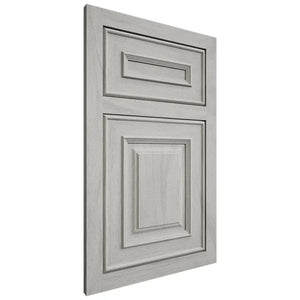 Shiloh Cabinetry Flush Inset Portland Poplar Plain Cut Stratus Door