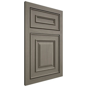 Shiloh Cabinetry Flush Inset Portland Poplar Plain Cut Thyme Door