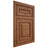 Shiloh Cabinetry Flush Inset Portland Red Oak Plain Cut Braun Door