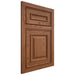 Shiloh Cabinetry Flush Inset Portland Red Oak Plain Cut Braun Door