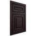 Shiloh Cabinetry Flush Inset Portland Red Oak Plain Cut Espresso Door