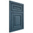 Shiloh Cabinetry Flush Inset Portland Red Oak Plain Cut Hudson Door