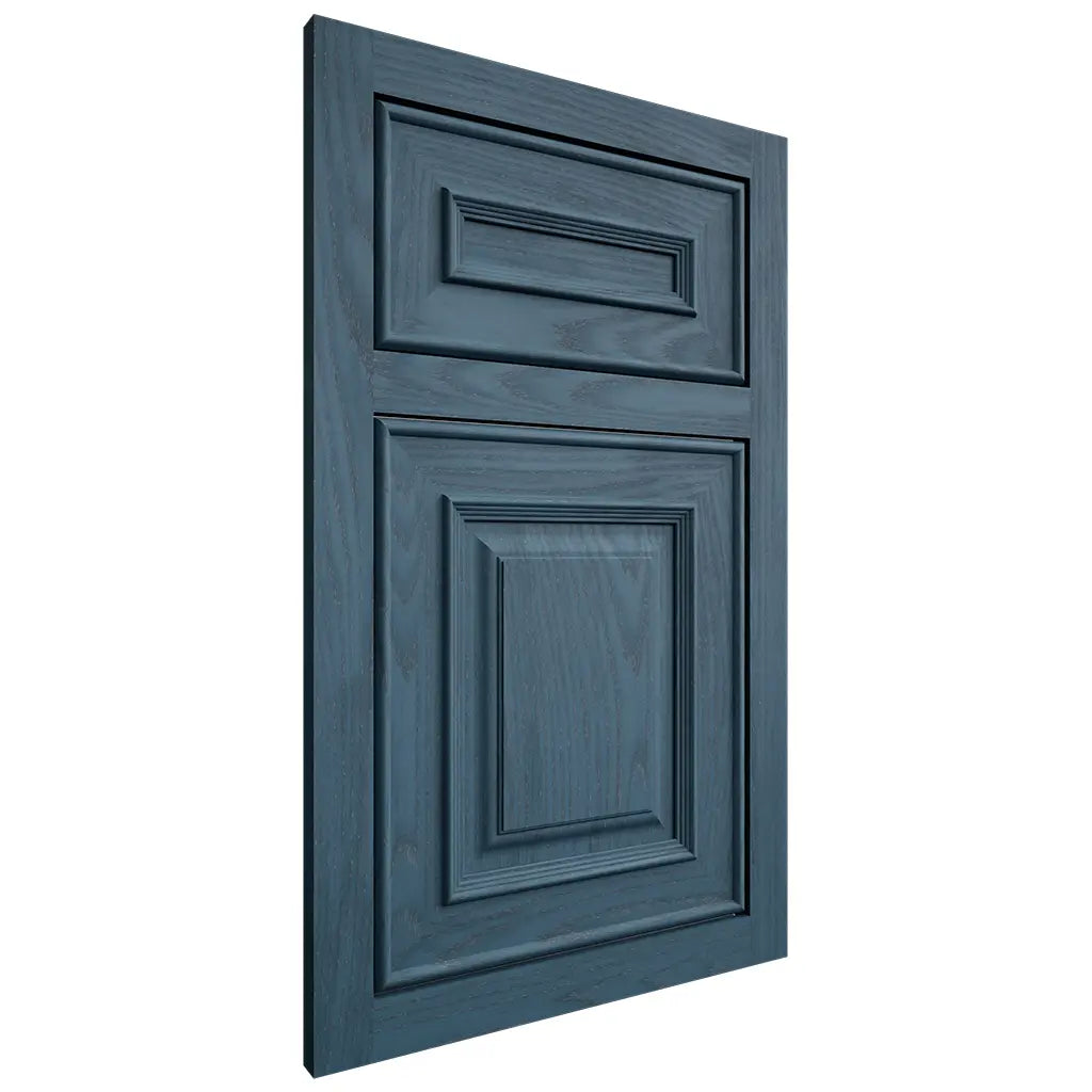 Shiloh Cabinetry Flush Inset Portland Red Oak Plain Cut Hudson Door