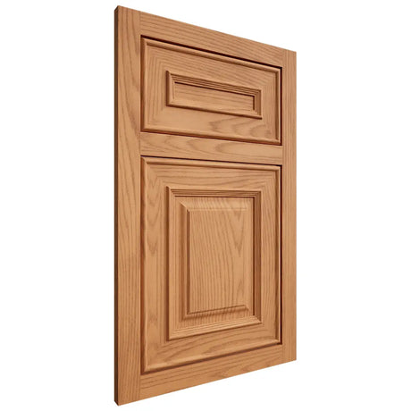 Shiloh Cabinetry Flush Inset Portland Red Oak Plain Cut Medium Door
