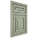 Shiloh Cabinetry Flush Inset Portland Red Oak Plain Cut Moss Door