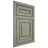 Shiloh Cabinetry Flush Inset Portland Red Oak Plain Cut Thyme Door