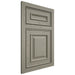 Shiloh Cabinetry Flush Inset Portland Red Oak Plain Cut Thyme Door