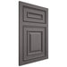 Shiloh Cabinetry Flush Inset Portland Walnut Plain Cut Cadet Door