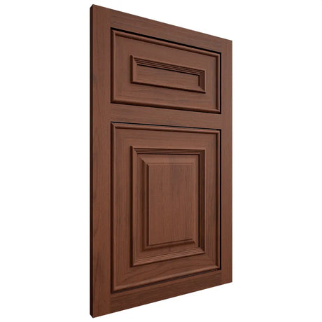 Shiloh Cabinetry Flush Inset Portland Walnut Plain Cut Rye Door