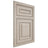 Shiloh Cabinetry Flush Inset Portland Walnut Plain Cut Seagull Door