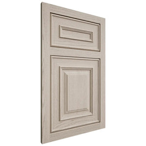 Shiloh Cabinetry Flush Inset Portland Walnut Plain Cut Seagull Door