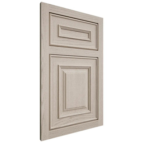 Shiloh Cabinetry Flush Inset Portland Walnut Plain Cut Seagull Door