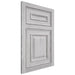 Shiloh Cabinetry Flush Inset Portland Walnut Plain Cut Stratus Door