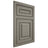 Shiloh Cabinetry Flush Inset Portland Walnut Plain Cut Thyme Door