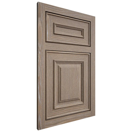 Shiloh Cabinetry Flush Inset Portland White Oak Plain Cut Almond Door