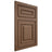 Shiloh Cabinetry Flush Inset Portland White Oak Plain Cut Autumn Door