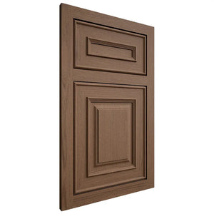 Shiloh Cabinetry Flush Inset Portland White Oak Plain Cut Autumn Door