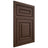 Shiloh Cabinetry Flush Inset Portland White Oak Plain Cut Braun Door