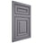 Shiloh Cabinetry Flush Inset Portland White Oak Plain Cut Cadet Door
