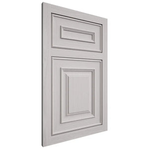 Shiloh Cabinetry Flush Inset Portland White Oak Plain Cut Cotton Door