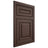 Shiloh Cabinetry Flush Inset Portland White Oak Plain Cut Dusk Door