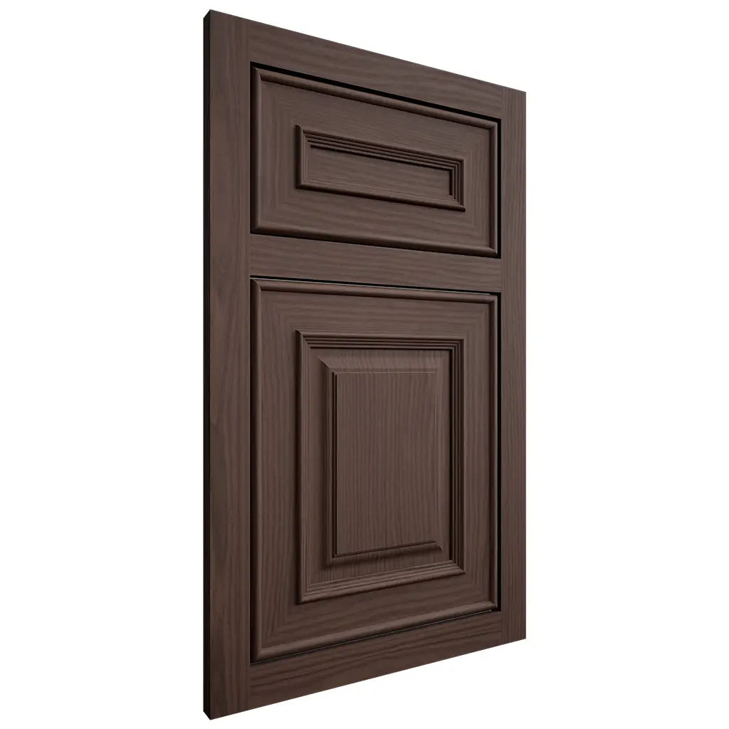 Shiloh Cabinetry Flush Inset Portland White Oak Plain Cut Dusk Door