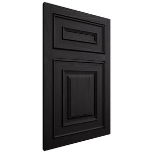 Shiloh Cabinetry Flush Inset Portland White Oak Plain Cut Espresso Door