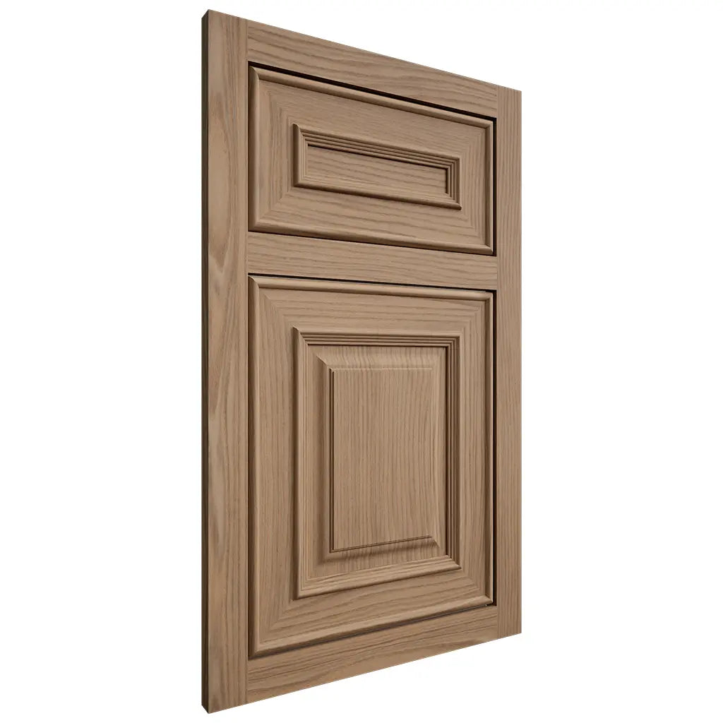 Shiloh Cabinetry Flush Inset Portland White Oak Plain Cut Natural Door