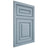 Shiloh Cabinetry Flush Inset Portland White Oak Plain Cut Sky Door