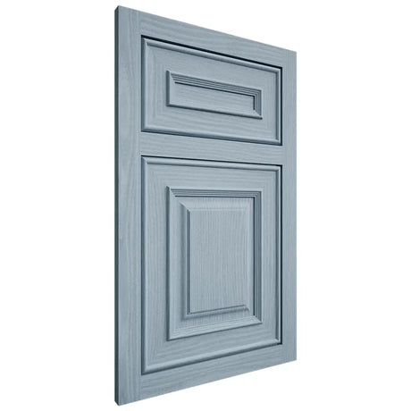 Shiloh Cabinetry Flush Inset Portland White Oak Plain Cut Sky Door