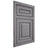 Shiloh Cabinetry Flush Inset Portland White Oak Plain Cut Sterling Door