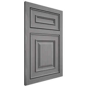 Shiloh Cabinetry Flush Inset Portland White Oak Plain Cut Sterling Door