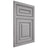 Shiloh Cabinetry Flush Inset Portland White Oak Plain Cut Stratus Door