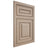 Shiloh Cabinetry Flush Inset Portland White Oak Plain Cut Straw Door