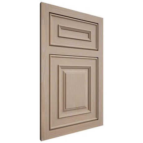 Shiloh Cabinetry Flush Inset Portland White Oak Plain Cut Straw Door